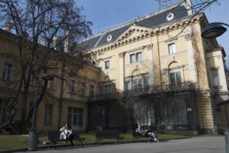 Sofia, Bulgaria, February 6th 2018. Sofia, National Art Gallery Former royal palace, Park, Bulgaria