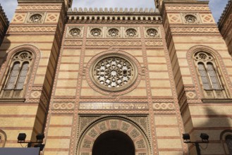 Budapest, Hungary. October 1st 2023 The Dohany Street Synagogue or Great Synagogue is a Moorish