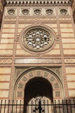 Budapest, Hungary. October 1st 2023 The Dohany Street Synagogue or Great Synagogue is a Moorish