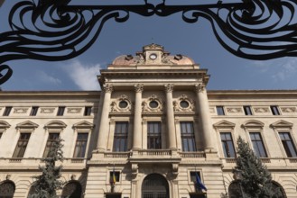 Bucharest, Romania. September 29th 2023 The historical building of the National Bank of Romania,