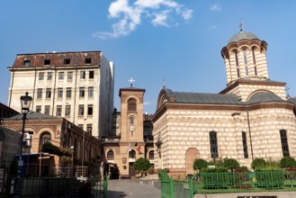 Bucharest, Romania. October 29th 2023. The Old Court Princely Church, a rare example of the old