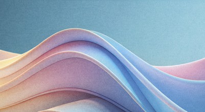 Soft, flowing curves create a visually captivating abstract design Grainy textures blend together