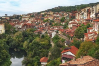 Veliko Tarnovo, Bulgaria. September 26th 2023 Scenic view of Veliko Tarnovo is located on the
