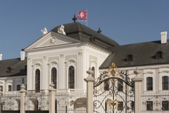 Bratislava, Slovakia. October 3rd 2023 The Grassalkovich Palace. The official residence of the