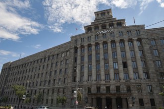 Belgrade, Serbia. July 27th 2019 The General Post Office Building, Belgrade, Serbia