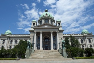 Belgrade, Serbia. July 27th 2019 House of the National Assembly of the Republic of Serbia, Nikola