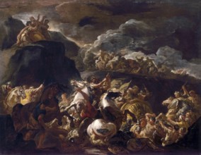 Luca Giordano (b. 18 October 1634, d. 3 January 1705), called Fa Presto, Italian painter and etcher