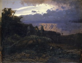 Arnold Böcklin (born 16 October 1827, died January 1901), Swiss painter, draughtsman, graphic