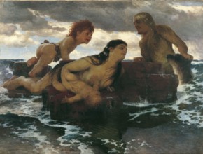 Arnold Böcklin (born 16 October 1827, died January 1901), Swiss painter, draughtsman, graphic
