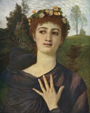 Arnold Böcklin (born 16 October 1827, died January 1901), Swiss painter, draughtsman, graphic