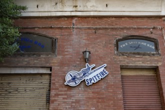 Alexandria, Egypt. December 1st 2022 Now closed once popular expat Spitfire Bar near the corniche