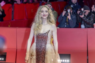 Amanda Seyfried on the Red Carpet at the premiere of the film The Testament Of Ann Lee at the