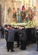 Sicily, Trapani, Good Friday mystery procession La Processione dei Misteri, during the procession