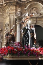 Sicily, old town of Trapani, Good Friday mystery procession La Processione dei Misteri, start of