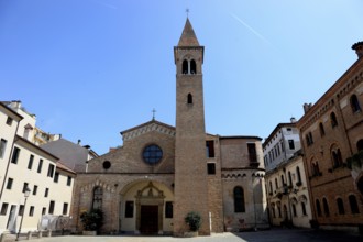 San Nicolo church on the eponymous piazza in Padua, Veneto, Italy