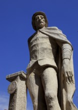 Angelo Beolco, il Ruzante, important Paduan poet, playwright and actor, Piazzetta Lucia Valentini