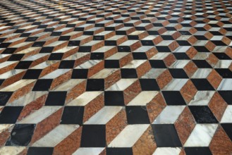 Floor mosaic in the Basilica of San Georgio Maggiore, San Georgio Maggiore, Venice, Venice, Italy