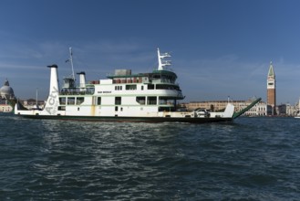 San Nicolo car ferry off Venice, Veneto, Italy