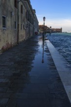 Quay on Giudecca Island, Venice, Veneto, Italy