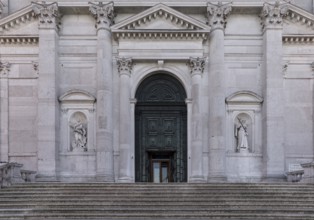 Main façade of the Chiesa del Santissimo Redentore, Church of the Most Holy Redeemer, on Giudecca