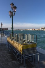 Stacked flood docks for the Aqua Ala in Venice, Veneto, Italy