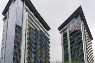 Batumi, Georgia. July 21st 2025. Hotel and residence apartment buildings for sale and rent on the