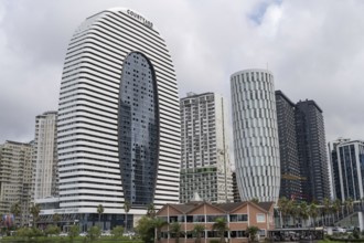 Batumi, Georgia. July 21st 2025. The Courtyard building, a high end luxury hotel which is part of