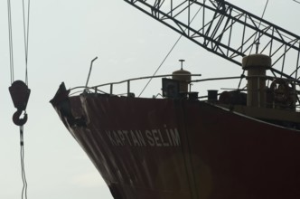 Izmir, Turkey. January 15th 2015. Ship breaking yards of Aliaga, Izmir, Turkey