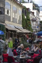 Tbilisi, Georgia. September 12th 2025 Streets of busy cafes, bars and restaurants in the Old Town