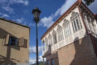 Tbilisi, Georgia. September 12th 2025. Beautiful restored traditional Georgian houses in the Old
