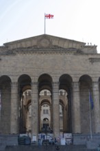 Tbilisi, Georgia. August 26th 2025. The Parliament of Georgia Building, meeting place of the