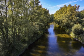 Datteln, North Rhine-Westphalia, Germany - Restored Lippe near Datteln-Ahsen