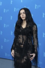 Charli xcx (Charlotte Emma Aitchison) at a photocall for the film The Moment at the Berlinale at