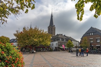 Market and parish church of St. Peter and Paul in Straelen, North Rhine-Westphalia, Germany