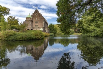 Das Wasserschloss Haus Wittringen in Gladbeck, Ruhr area, North Rhine-Westphalia, Germany