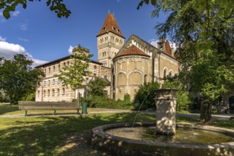 The Faber Castle or Faber-Castell Castle in Stein, Middle Franconia, Bavaria, Germany