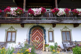 Bauernhof, Brandstett, Ruhpolding, Chiemgau, Upper Bavaria, Bavaria, Germany