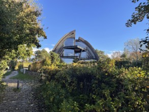 Künstlerdorf and Baltic resort Ahrenshoop, architecture, traditional new building, Darss-Zingster