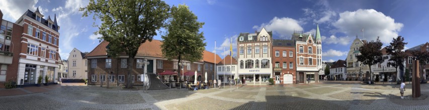 Eckernförde marketplace, Schleswig-Holstein, Baltic Sea, Germany