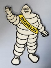 Michelin Man, Bibendum or Bib, reproduction enamel sign