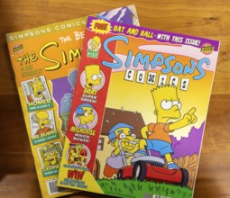 Simpsons comics magazines published by Bongo Comics Group, issue 157 from 2009