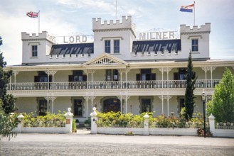 Lord Milner Hotel, located in the small historic village of Matjiesfontein, Western Cape province,