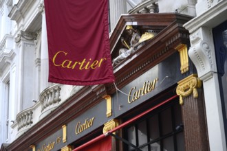 FLondon, UK. January 29th 2025. lagship store of luxury brand Cartier, a boutique selling high end