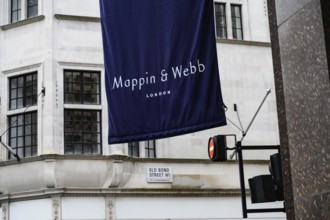 London, UK. January 29th 2025. Mappin and Web, luxury jewellery and watch store on the corner of