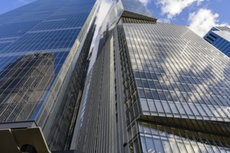 British high rise office buildings in the city of London financial district, centre of the UK