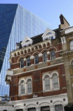 London, UK. January 30th 2025. Classic London architecture and modern high rise office buildings