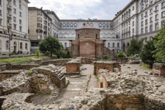 Sofia, Bulgaria. June 21st 2025. Ancient orthodox rotunda church Saint George, the oldest building
