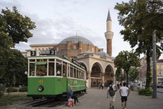Sofia, Bulgaria. June 21st 2025. The Central Mosque of Sofia, Banya Bashi Mosque with an antique