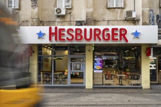 Sofia, Bulgaria. November 22nd 2025. Hesburger fast-food chain restaurant, a company based in