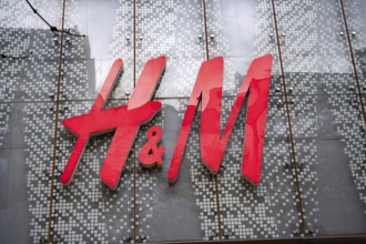 Sofia, Bulgaria. November 22nd 2025. Logo for H & M Hennes & Mauritz AB, known by its brand name